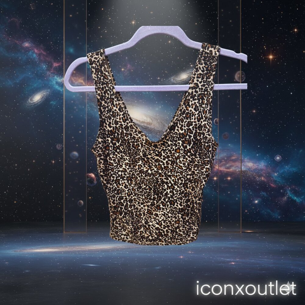 Leopard V-Neck Tank